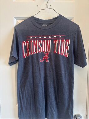 Alabama Crimson Tide Short Sleeve Tee - Navy with Red Logo